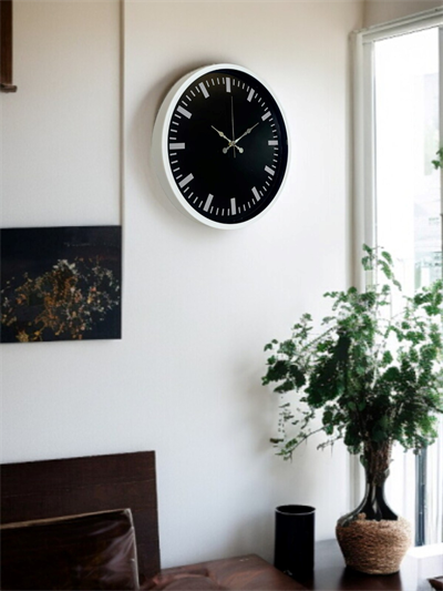 Beyaz 36 Cm Modern Duvar Saati