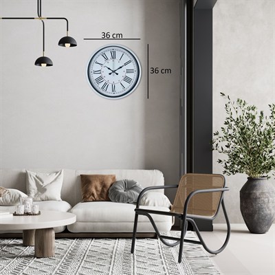 Beyaz 36 Cm Standart Duvar Saati