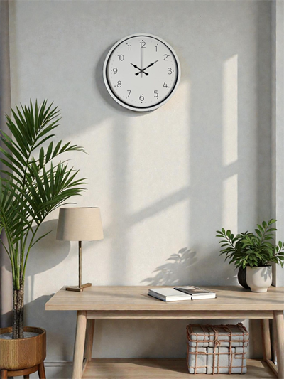 Beyaz 36 Cm Standart Duvar Saati