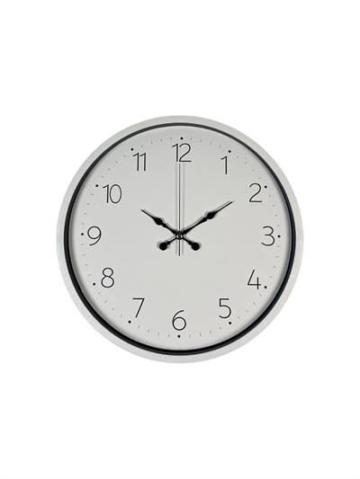 Beyaz 36 Cm Standart Duvar Saati