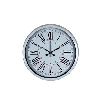 Beyaz 40 Cm Roma Rakamlı Şık Duvar Saati