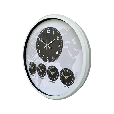 Beyaz 52 Cm Zarif Dünya Saati