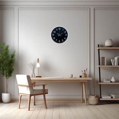 Beyaz Elegance 36 Cm Duvar Saati