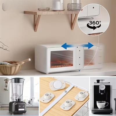 Beyaz Eşya ve Mobilya İçin 4’lü Tekerlekli Kaydırma Aparatı – Hafif ve Orta Ağırlıktaki Ürünler İçin Pratik Kaydırıcı Set (3936)