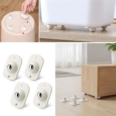 Beyaz Eşya ve Mobilya İçin 4’lü Tekerlekli Kaydırma Aparatı – Hafif ve Orta Ağırlıktaki Ürünler İçin Pratik Kaydırıcı Set (3936)