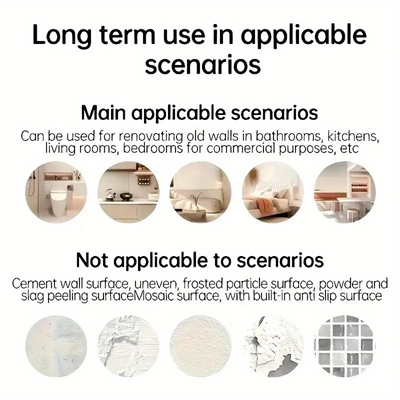 Beyaz Mermer Desenli Alüminyum Plastik Duvar Sticker (30*30)