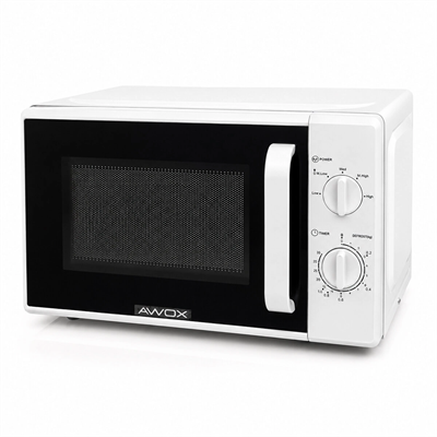 Beyaz Mikrodalga Fırın - Klasik Ön Panel - 20 Litre Kapasite