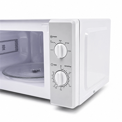 Beyaz Mikrodalga Fırın - Klasik Ön Panel - 20 Litre Kapasite