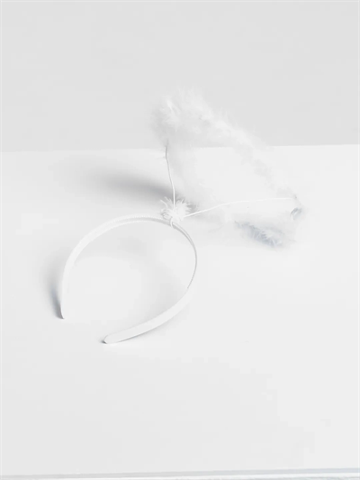 Beyaz Otrişli Tüylü Esnek Yapı Melek Haresi Melek Tacı