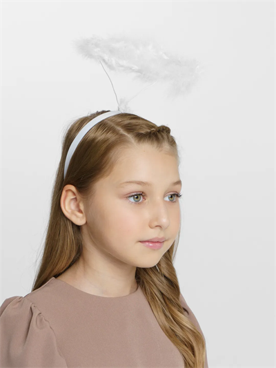 Beyaz Otrişli Tüylü Esnek Yapı Melek Haresi Melek Tacı