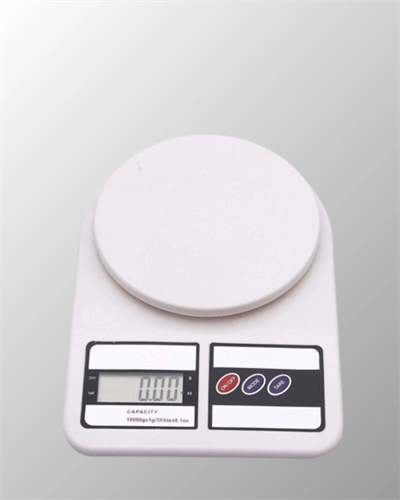 Beyaz Plastik Dijital Mutfak Tartısı – 24x16.8x1.5cm