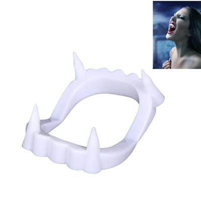 Beyaz Renk Çift Damak Takma Vampir Dişi (3936)