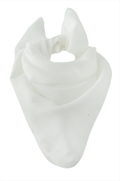 Beyaz Renkli Bandana 50*50
