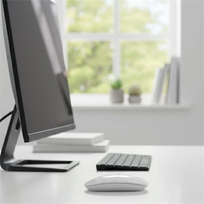Beyaz Renkli Ergonomik Sessiz Kablosuz Mouse – Usb Alıcılı, Ofis Ve Oyun İçin Konforlu Bilgisayar Faresi Ms6310 Bx40