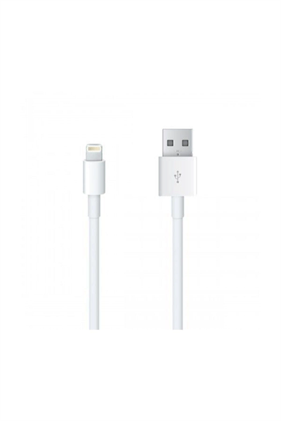 Beyaz Renkli USB Bağlantılı Cep Telefonu Şarj Kablosu İthalatçı Garantili 1 Yıl Garanti Süreli