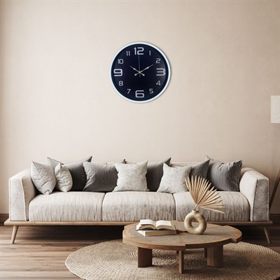 Beyaz Şık 36 Cm Duvar Saati