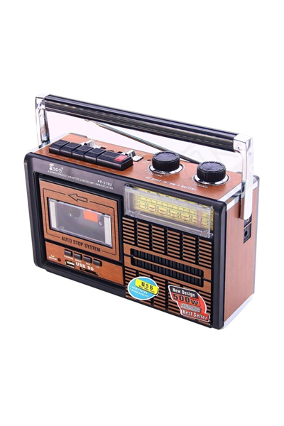 Beyaz USB FM radyo kaset çalar, 2 yıl garantili nostaljik müzik çalar cihaz - Elektronik