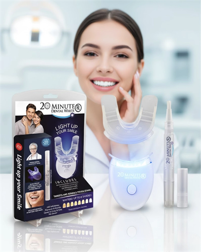 Beyazlatma Kalemli LED Diş Parlatma Seti