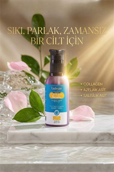 Bidoze Cilt Bakım Serumu 30 Ml | Yaşlanma Ve Akne Karşıtı Onarıcı Bakım