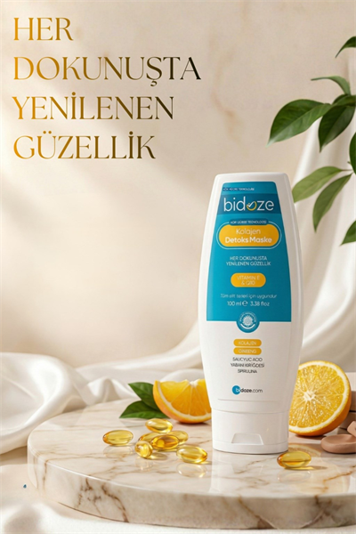 Bidoze Kolajen Detoks Maskesi 100 Ml | Aha Bha Gözenek Sıkılaştırıcı Ve Aydınlatıcı Bakım