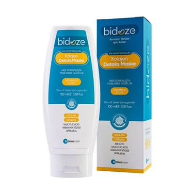 Bidoze Kolajen Detoks Maskesi 100 Ml | Aha Bha Gözenek Sıkılaştırıcı Ve Aydınlatıcı Bakım