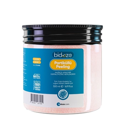 Bidoze Partiküllü Vücut Peelingi 500 Ml | Kolajen ve E Vitamini Destekli Arındırıcı Scrub