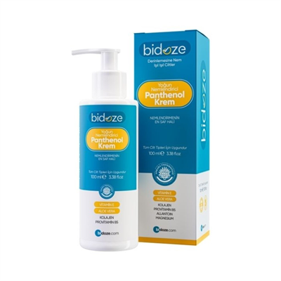 Bidoze Yoğun Nemlendirici Panthenol Krem 100 Ml | Kolajen Hyaluronik Asit & E Vitamini