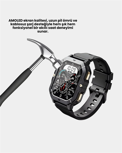 Bildirim ve Spor Takipli Akıllı Saat