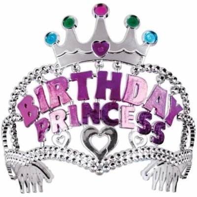 Birthday Princess Yazılı Çocuk Parti Tacı