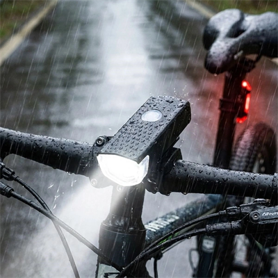 Bisiklet Işık Seti – Usb Şarjlı Led Ön Far + Arka Stop Lambası, Su Geçirmez bisiklet Aydınlatma Seti Bx40