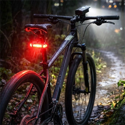 Bisiklet Işık Seti – Usb Şarjlı Led Ön Far + Arka Stop Lambası, Su Geçirmez bisiklet Aydınlatma Seti Bx40