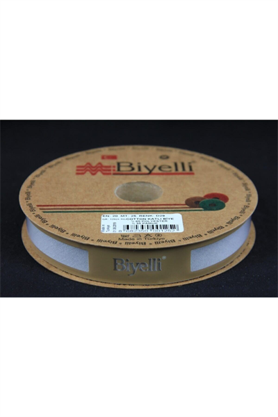 Biye Koton Katlı D29 Gri 2 Cm 25 Metre %65 Koton %35 Polyester