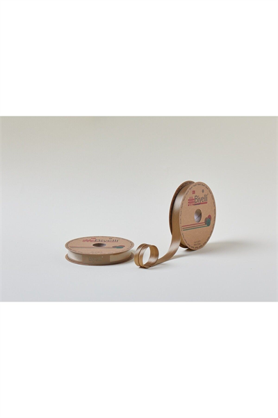 Biye Saten Katlı 033 Hardal 2 Cm 25 Metre %100 Polyester