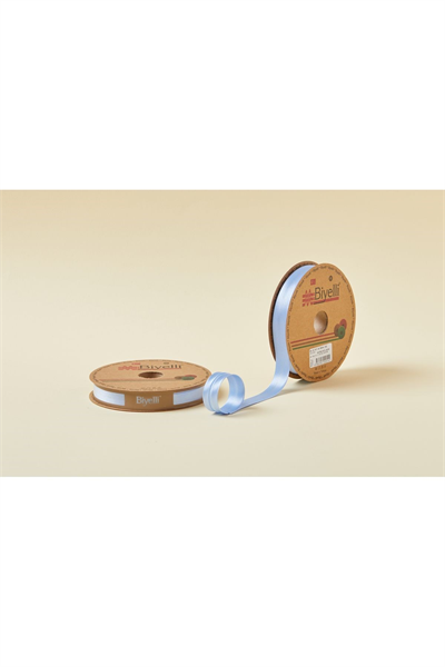 Biye Saten Katlı 052 Koyu Mavi 2 Cm 25 Metre %100 Polyester