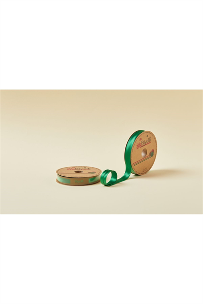 Biye Saten Katlı 093 Koyu Yeşil 2 Cm 25 Metre %100 Polyester