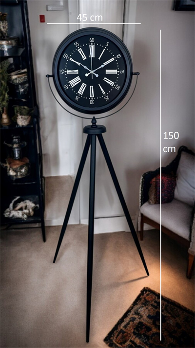 Black Aura Tripod Ayaklı Saat