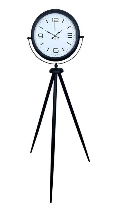 Black Balance Tripod Ayaklı Saat