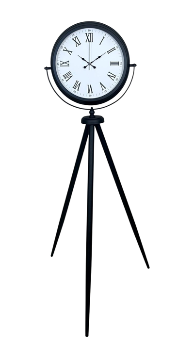 Black Elegance Tripod Ayaklı Saat
