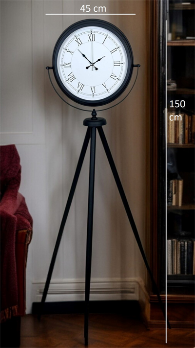 Black Elite Tripod Ayaklı Saat
