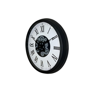 Black Majesty 60 Cm Çarklı Duvar Saati