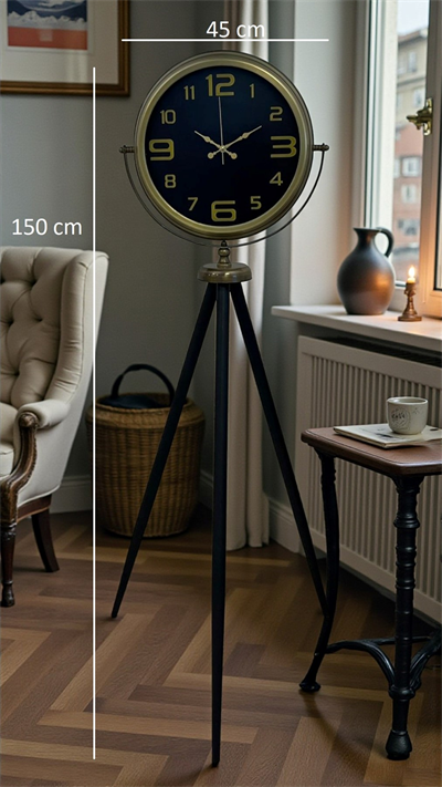 Black Noble Eskitme Tripod Ayaklı Saat