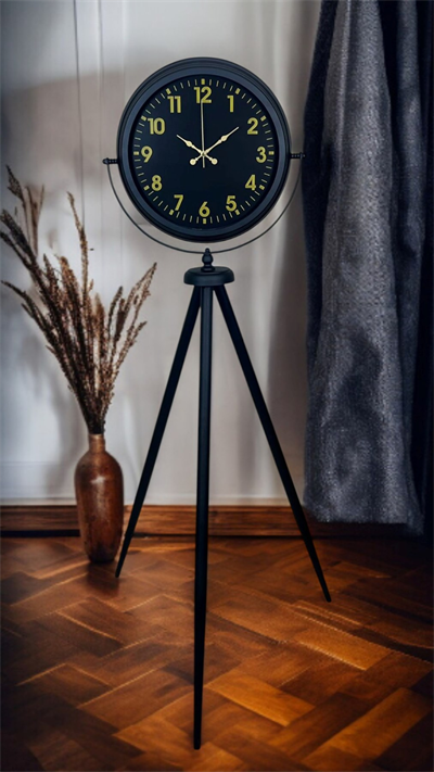Black Prime Gold Rakamlı Tripod Ayaklı Saat