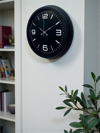 Black Royal Tasarım 40 cm Metal Duvar Saati