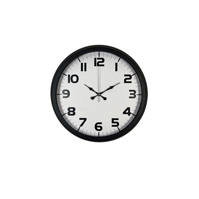 Black Simplex 40 Cm Metal Duvar Saati