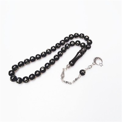 BlackCraft Ayyıldız İşlemeli Küre Model Tespih