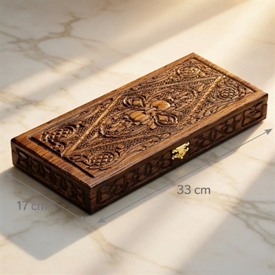 BlackCraft Dikdörtgen Ahşap Hediye Kutusu