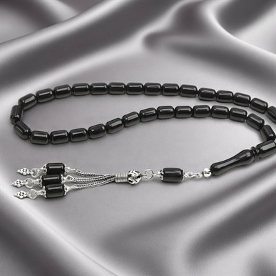 BlackCraft Erzurum Oltu Taşı Kapsül Sade Tespih