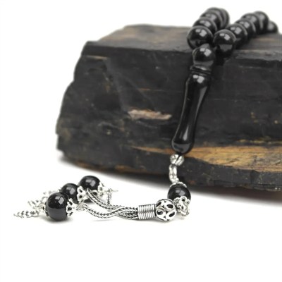 BlackCraft Erzurum Oltu Taşı Sade Tespih