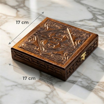 BlackCraft Kare Ceviz Hediye Kutusu