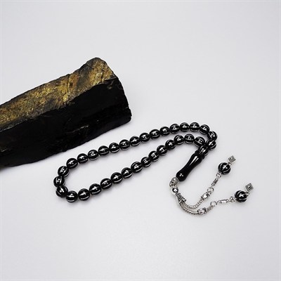 BlackCraft Oltu Taşı Küre Bafon Tespih